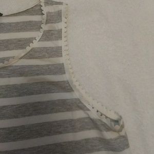J. Crew Tops - Grey and white tank top J. Crew Tops - Grey and white tank top